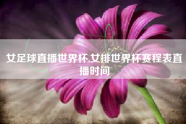 女足球直播世界杯,女排世界杯赛程表直播时间
