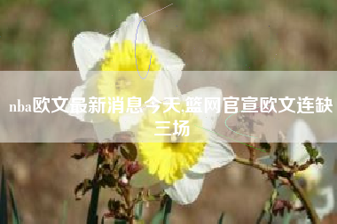 nba欧文最新消息今天,篮网官宣欧文连缺三场