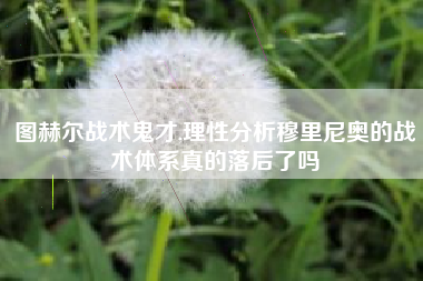 图赫尔战术鬼才,理性分析穆里尼奥的战术体系真的落后了吗