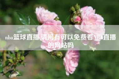 nba篮球直播,请问有可以免费看NBA直播的网站吗