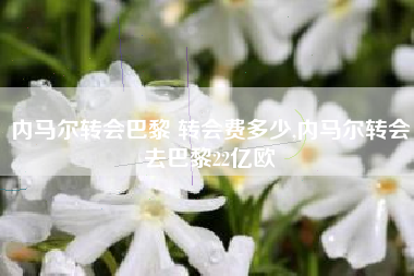 内马尔转会巴黎 转会费多少,内马尔转会去巴黎22亿欧