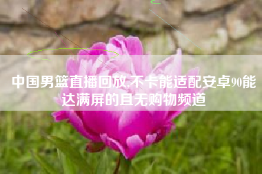 中国男篮直播回放,不卡能适配安卓90能达满屏的且无购物频道