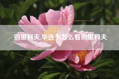 别里科夫,华连卡怎么看别里科夫