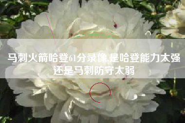 马刺火箭哈登61分录像,是哈登能力太强还是马刺防守太弱