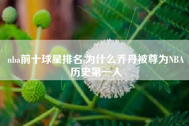 nba前十球星排名,为什么乔丹被尊为NBA历史第一人