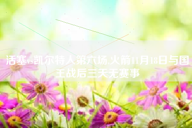 活塞vs凯尔特人第六场,火箭11月18日与国王战后三天无赛事