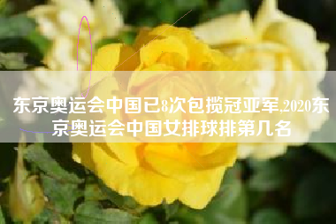东京奥运会中国已8次包揽冠亚军,2020东京奥运会中国女排球排第几名