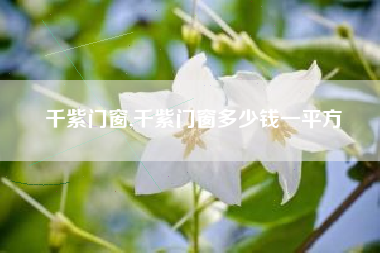 千紫门窗,千紫门窗多少钱一平方