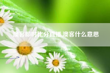 澳客即时比分直播,澳客什么意思