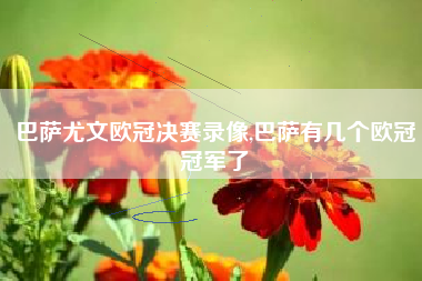 巴萨尤文欧冠决赛录像,巴萨有几个欧冠冠军了
