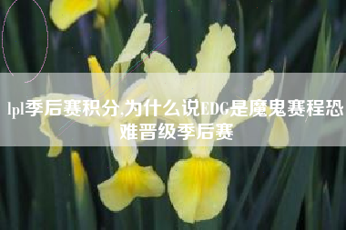 lpl季后赛积分,为什么说EDG是魔鬼赛程恐难晋级季后赛