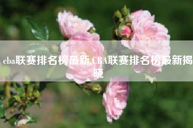 cba联赛排名榜最新,CBA联赛排名榜最新揭晓