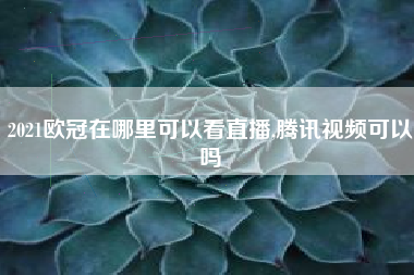 2021欧冠在哪里可以看直播,腾讯视频可以吗