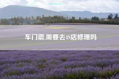 车门震,需要去4S店修理吗