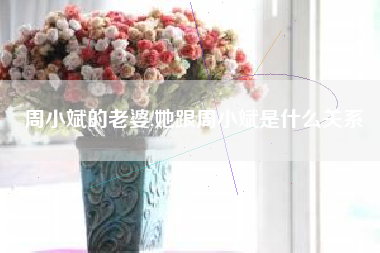 周小斌的老婆,她跟周小斌是什么关系