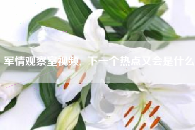 军情观察室视频,  下一个热点又会是什么