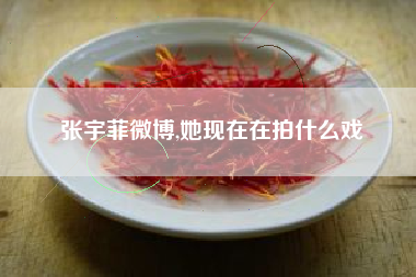张宇菲微博,她现在在拍什么戏